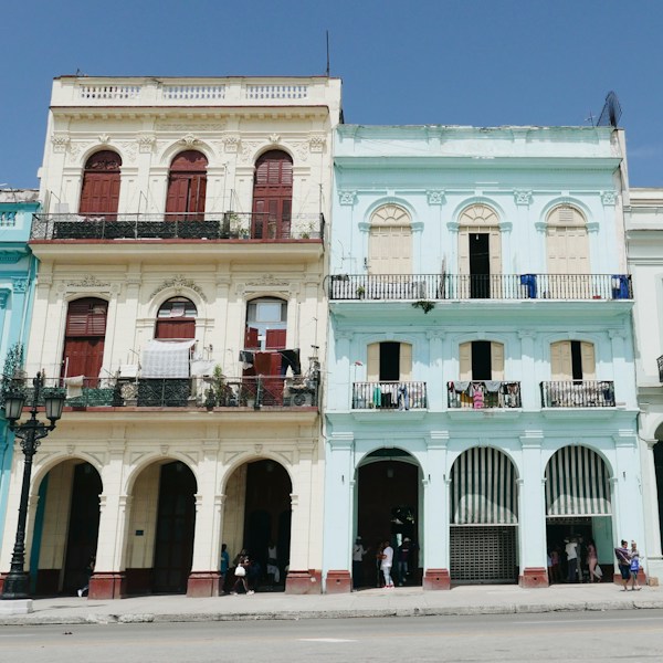 Colorful architecture in Havana, Cuba